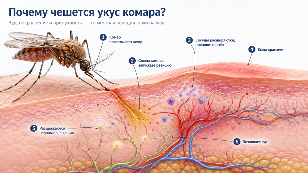 Азудол, гель после укусов комаров, тело, зуд
