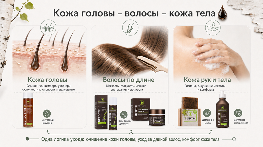 берёзовый деготь, берестин